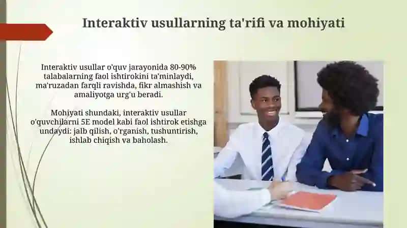 Interaktiv Usullar Tarbiya Fanini O'qitishda 3