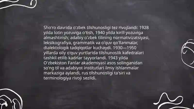 Sho'ro davri tilshunosligi 3
