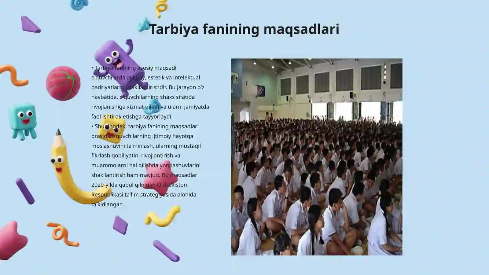 Tarbiya fanini o'qitish mazmuni 3