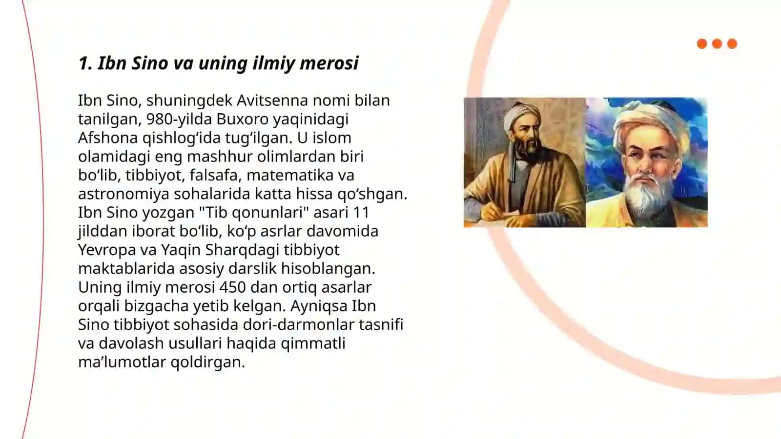 Ibn Sino yevropa olimlari talqinida 3