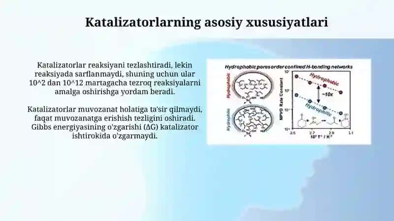 Katalizatorlarning asosiy tavsiflari 3