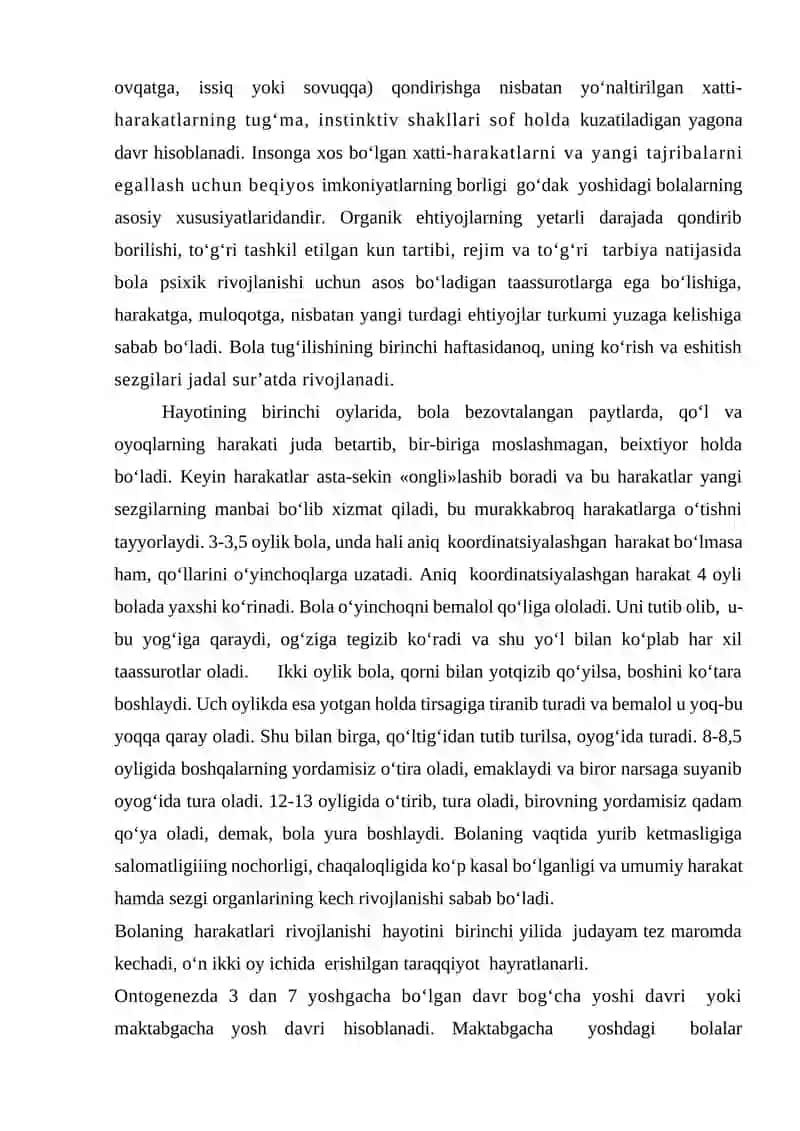 Maktabgacha va kichik maktab yosh davrida psixik rivojlanish 3