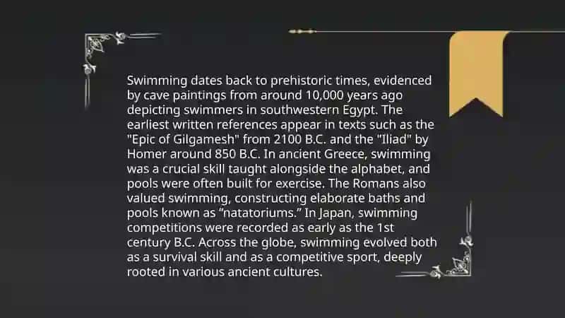 Swimming history 3