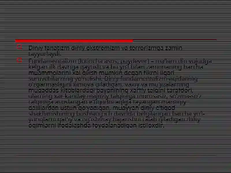 Diniy aqidaparastlik 3