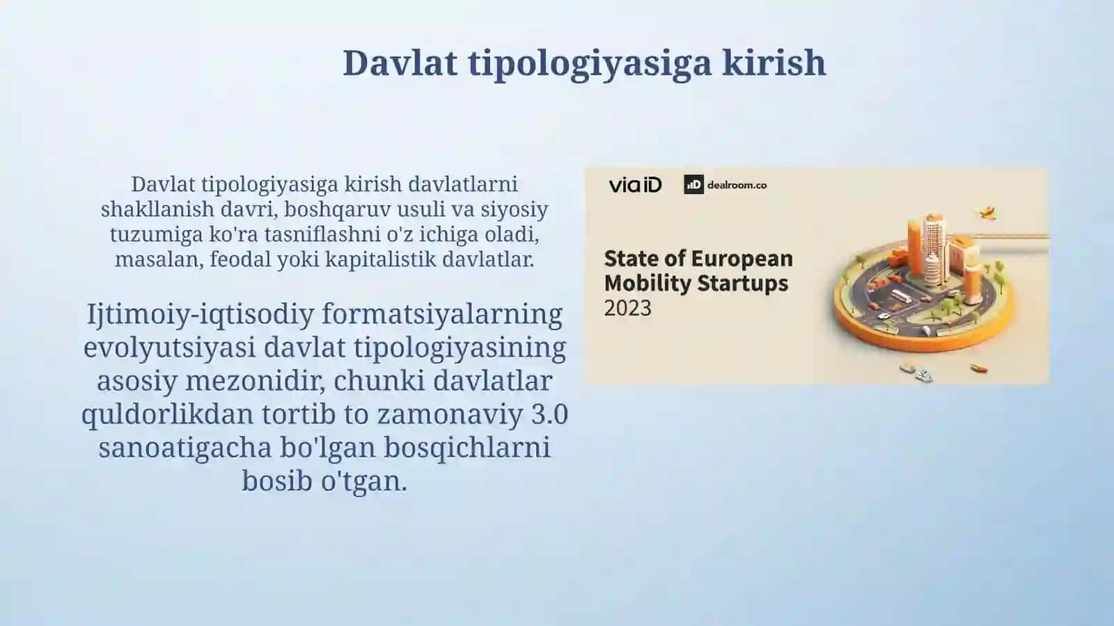 Davlat tipologiyasi 3