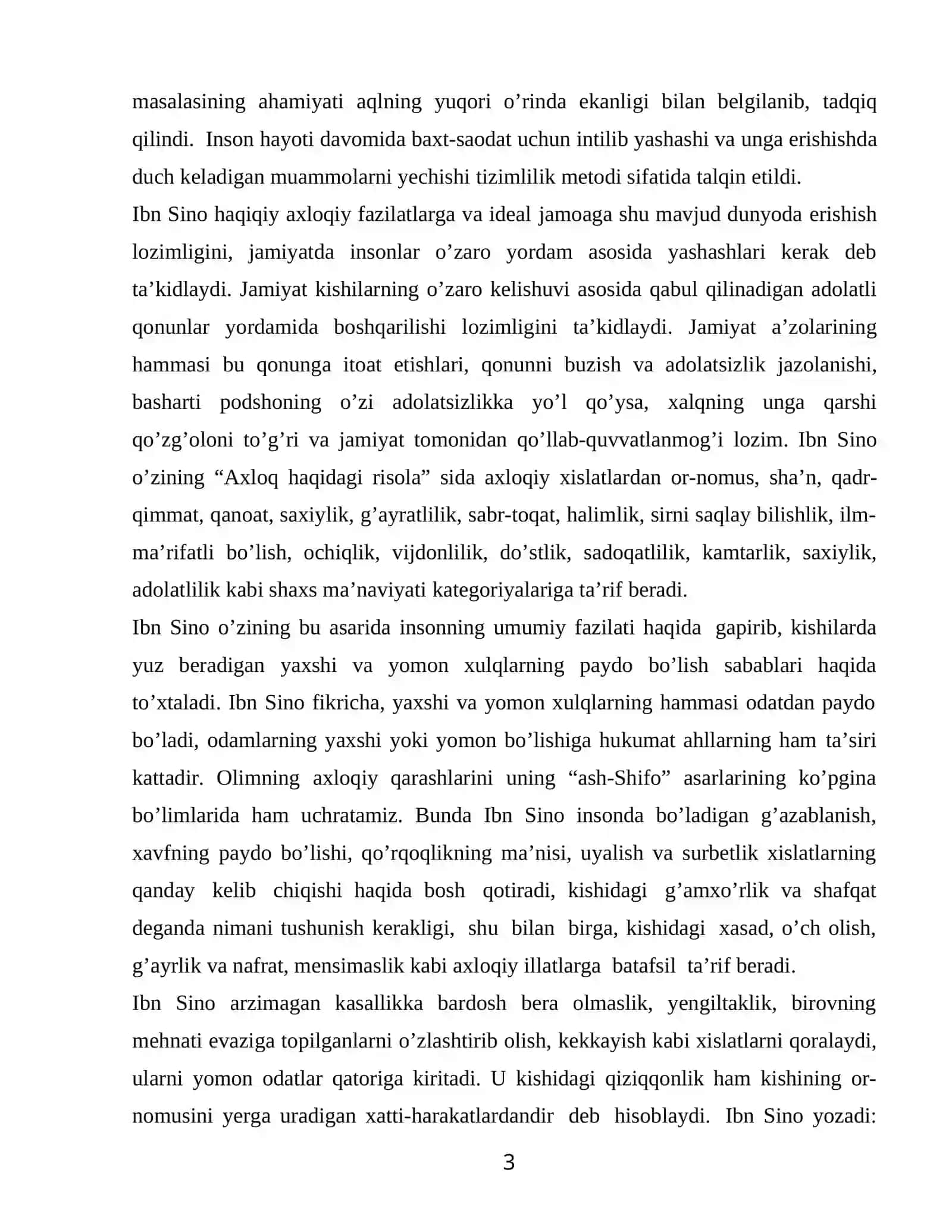 Alisher Navoiyning falsafiy qarashlari. Alisher Navoiy asarlarida jamiyat bilan inson munosabati va komil inson gʻoyasi 3