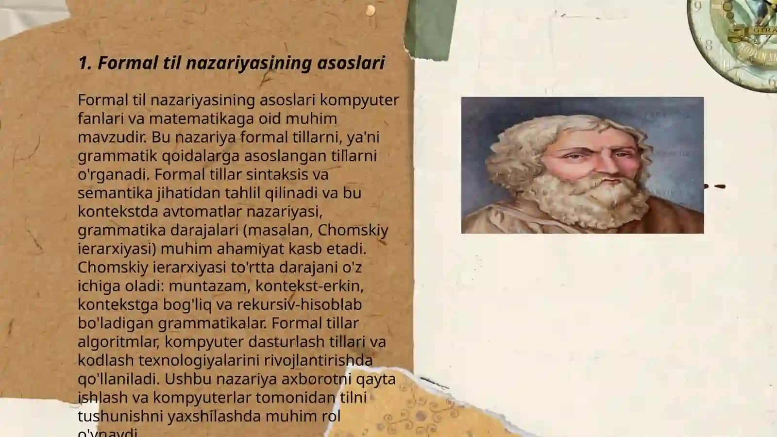 Formal til nazariyasi (Chomskiy ta'limoti) 3