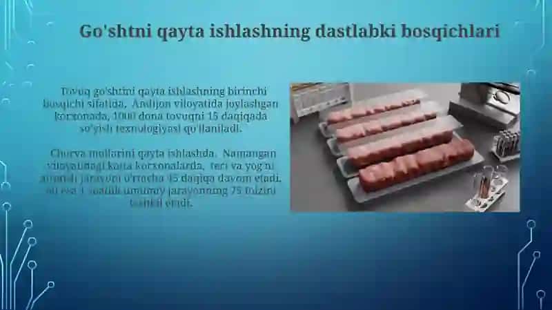 Sut va go'sht mahsulotlarini qayta ishlash texnologiyalari 3