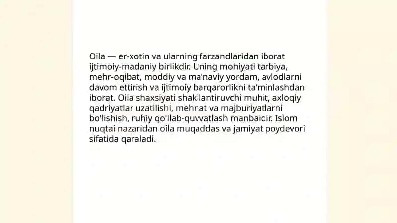 Oila haqida tushuncha va uning mohiyati 3