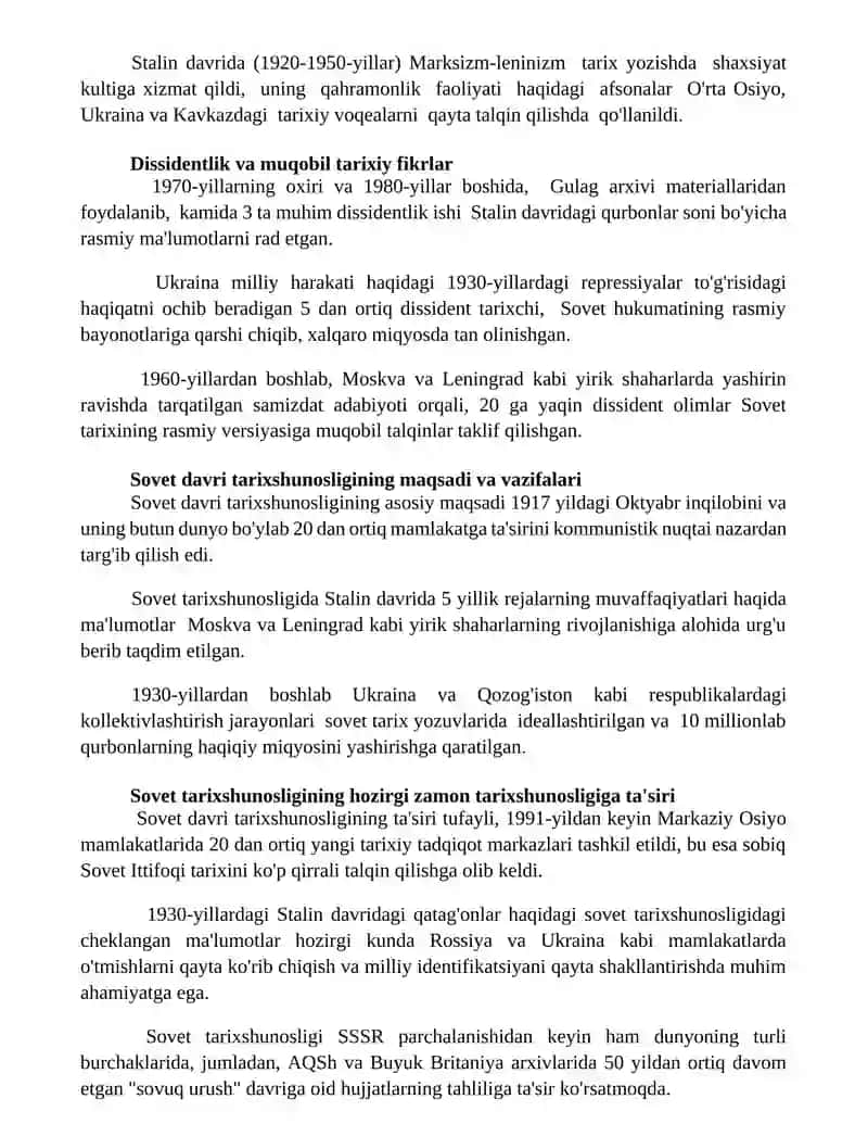 Sovet davri tarixshunosligi 3