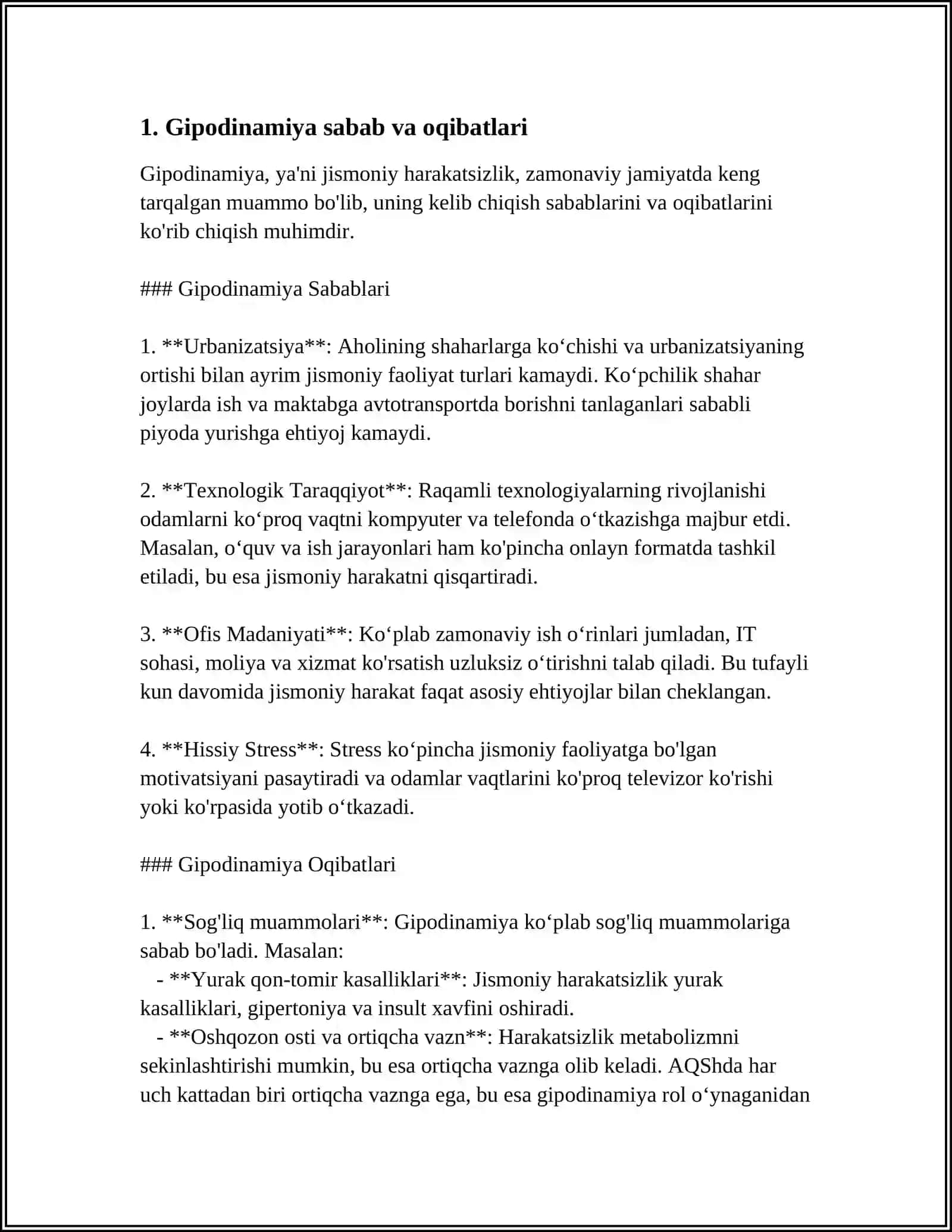GIPODINAMIYA VA GIPERDINAMIYA MUOMMALARI 3