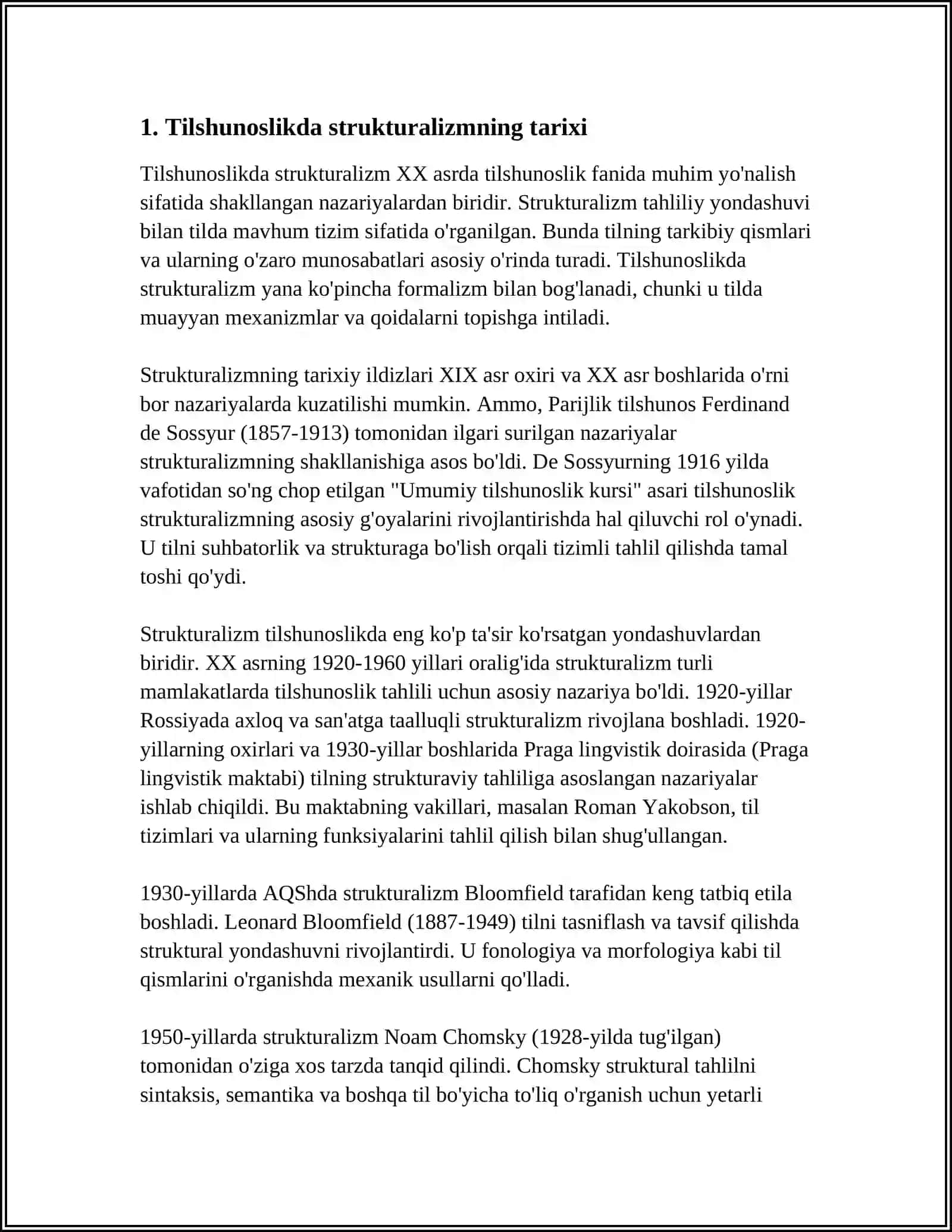 TILSHUNOSLIKDA STRUKTURALIZM 3