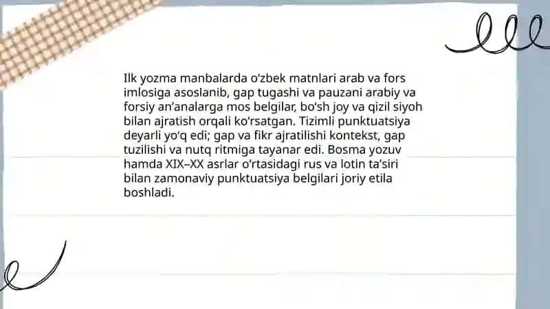 Oʻzbek punktuatsiyasi tarixi va nazariy asoslari 3