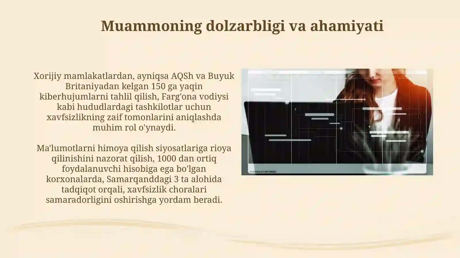 Axborot tizimlari va resurslardan ruxsatsiz foydalanishnianiqlashuslubiyati 3