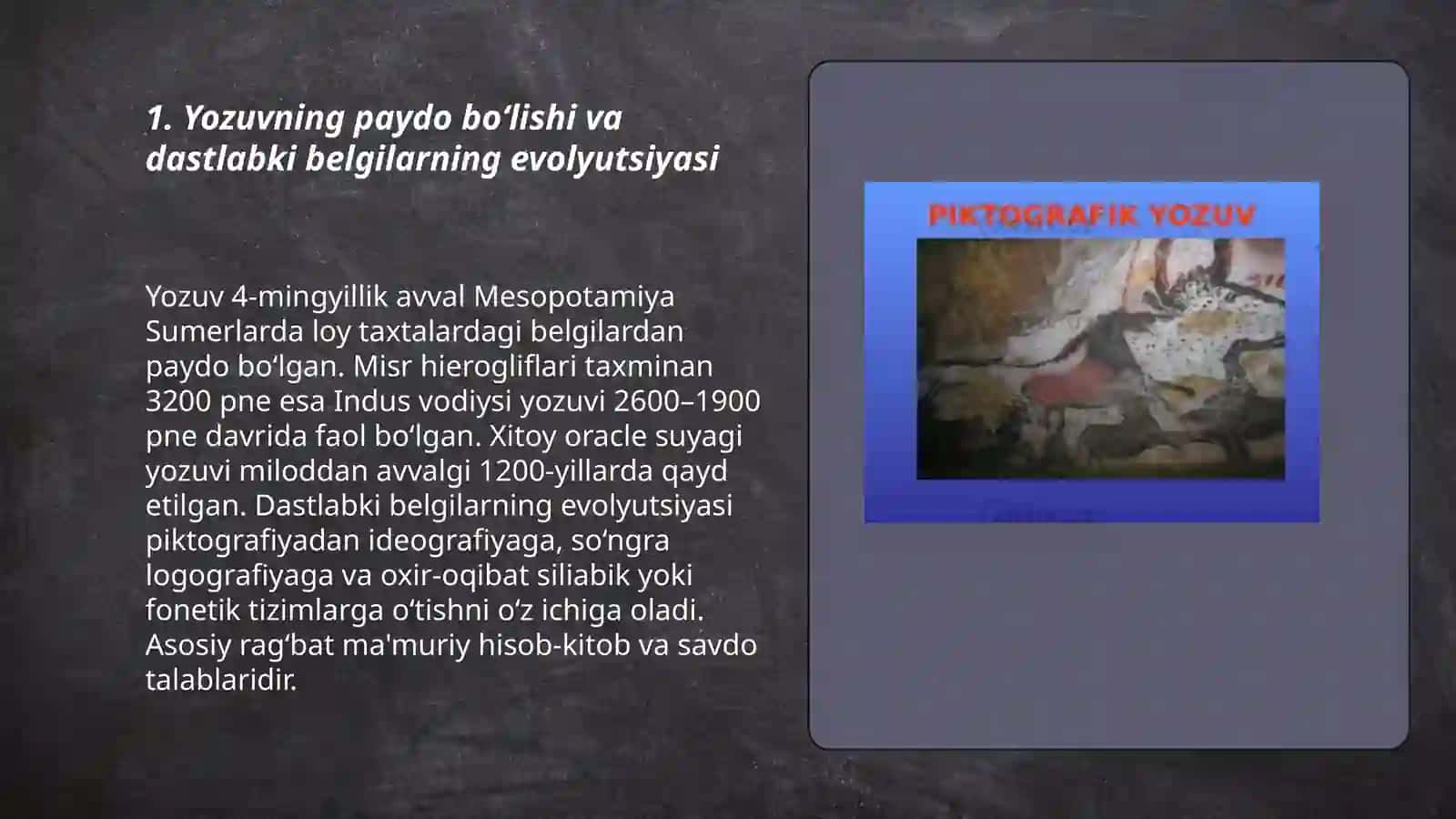 Yozuv tarixi 3
