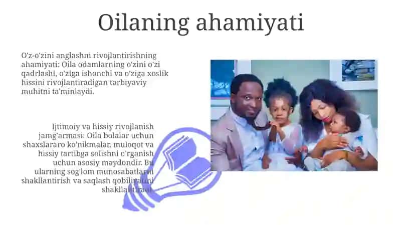 Oilaviy qadriyatlarning ahamiyati 3