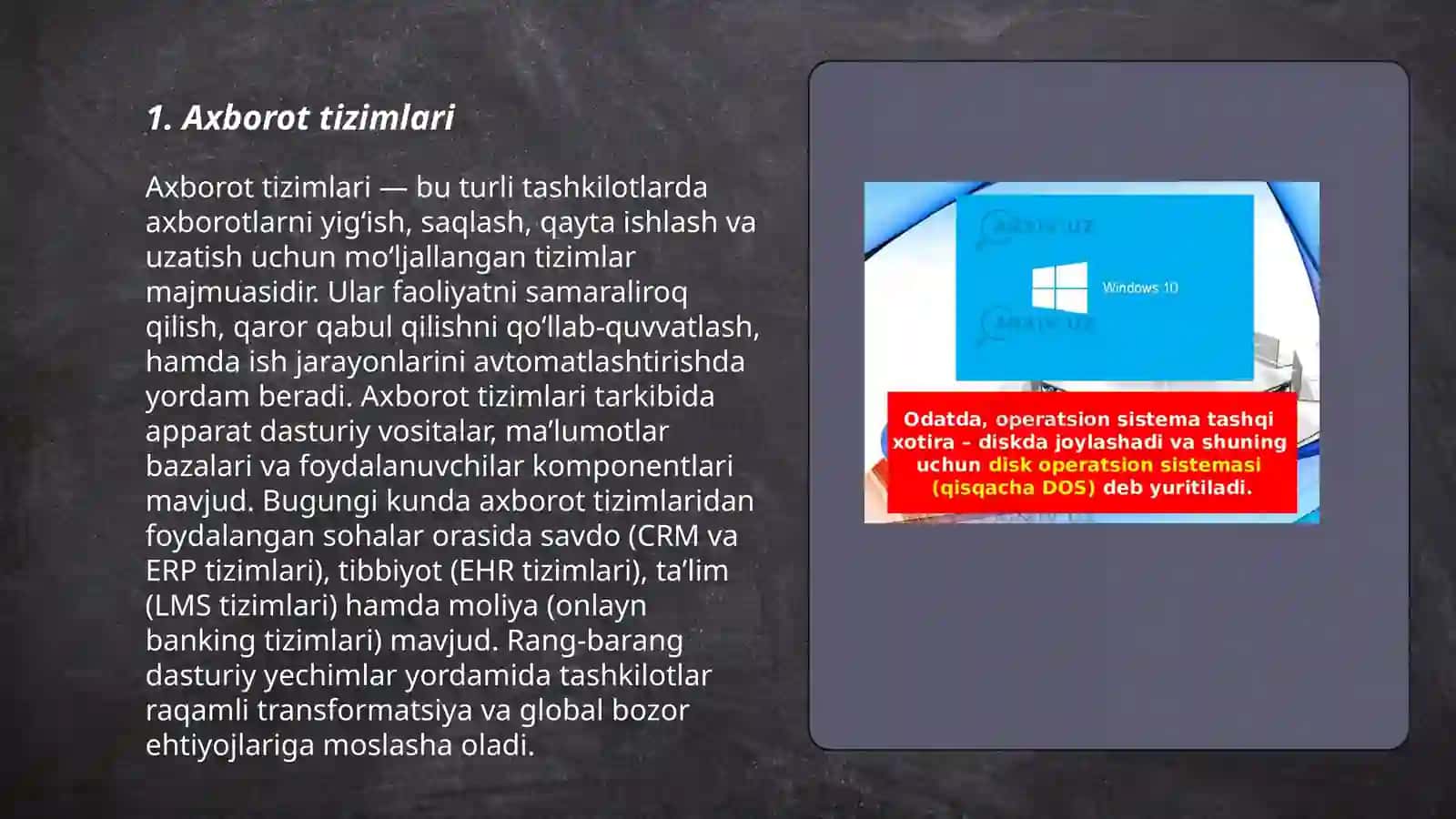 Informatika tushunchasi 3