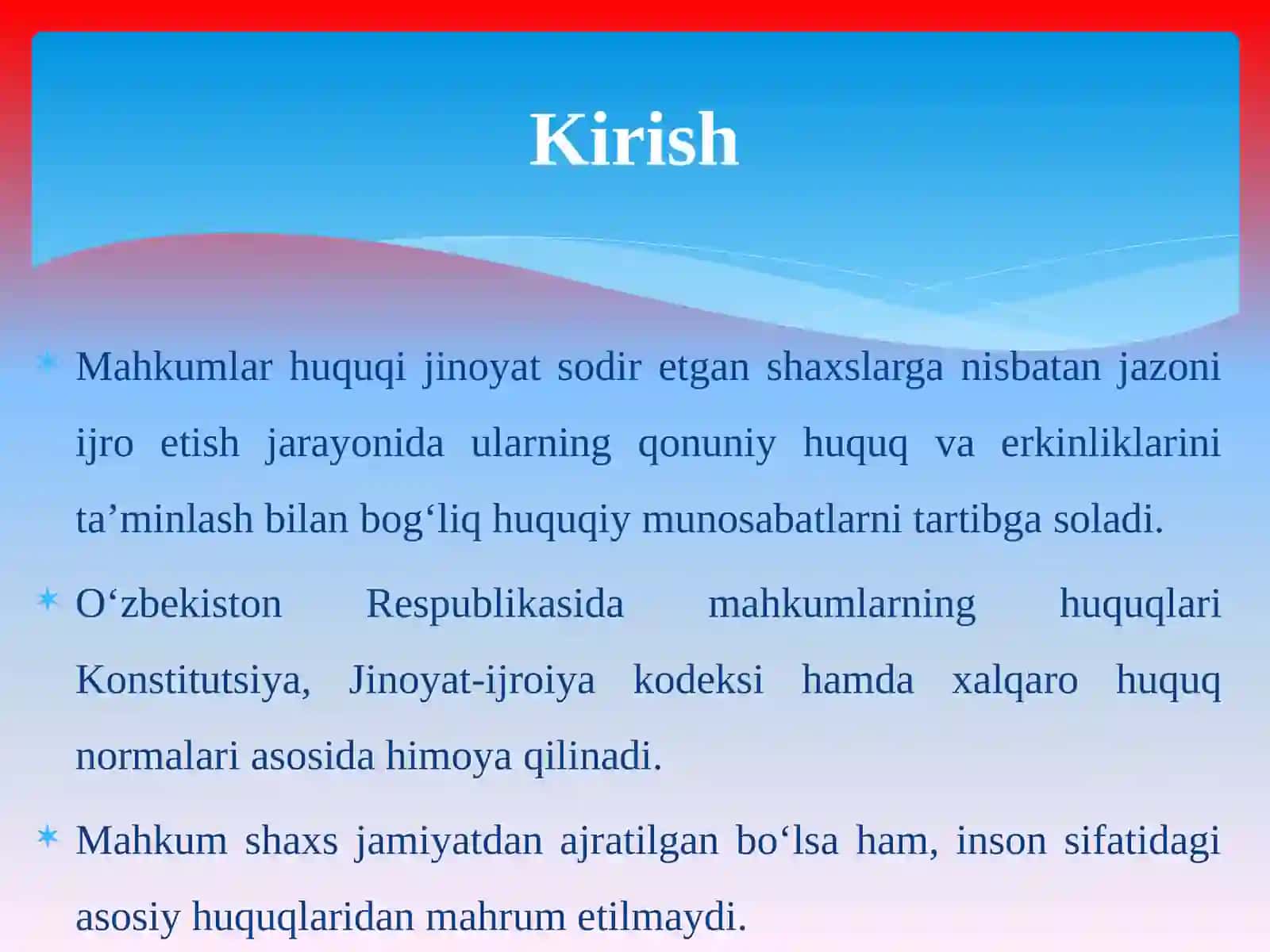Mahkumlar huquqi tushunchasi 3