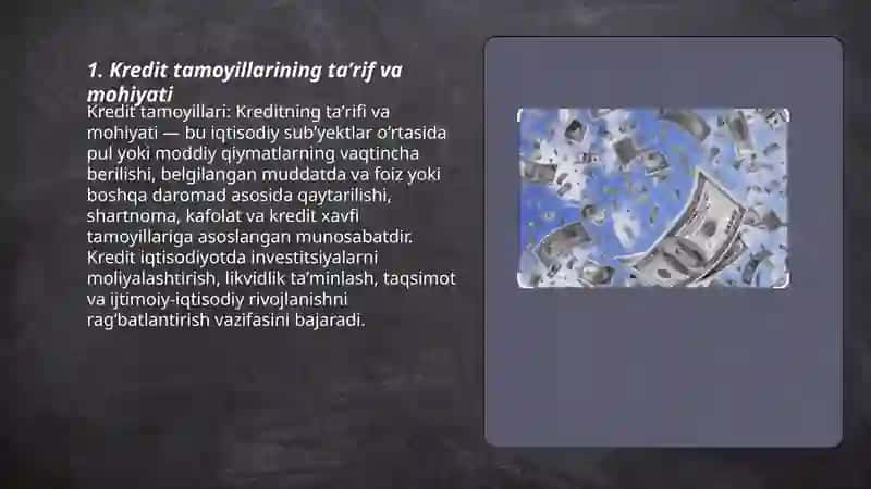Kredit tamoyillari 3