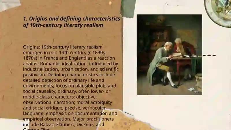 19th century realistic literature 3