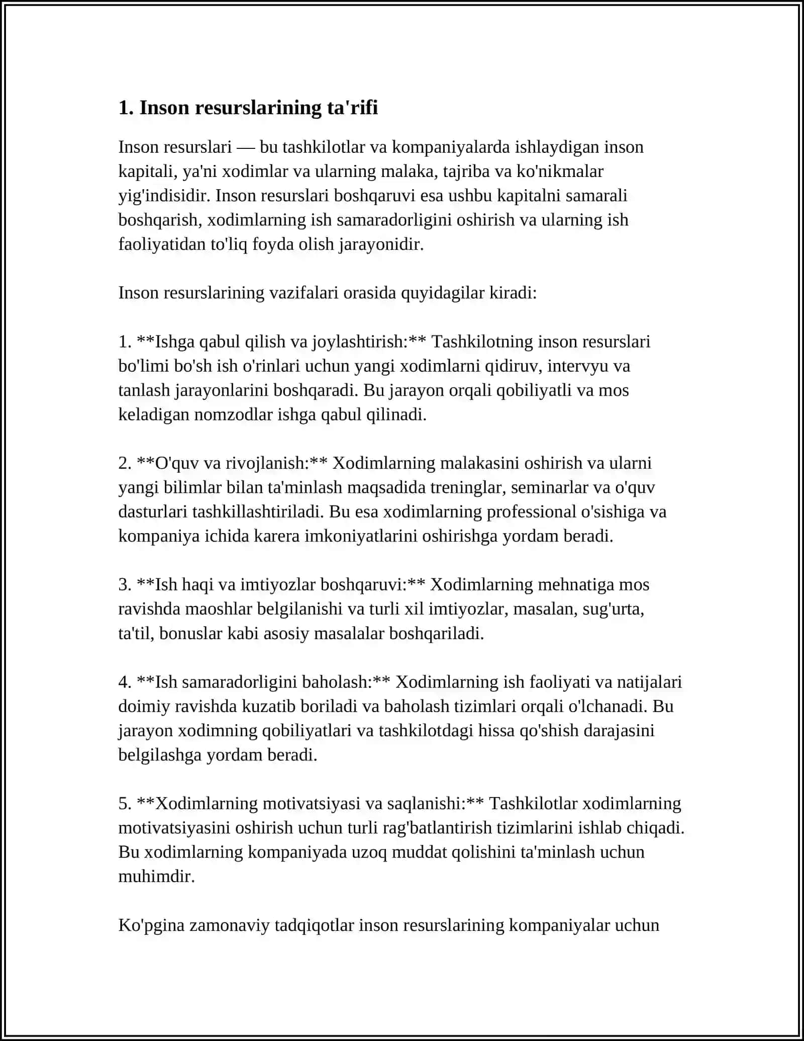 INSON RESURSLARI VA MEHNAT RESURSLARINI FARQI 3