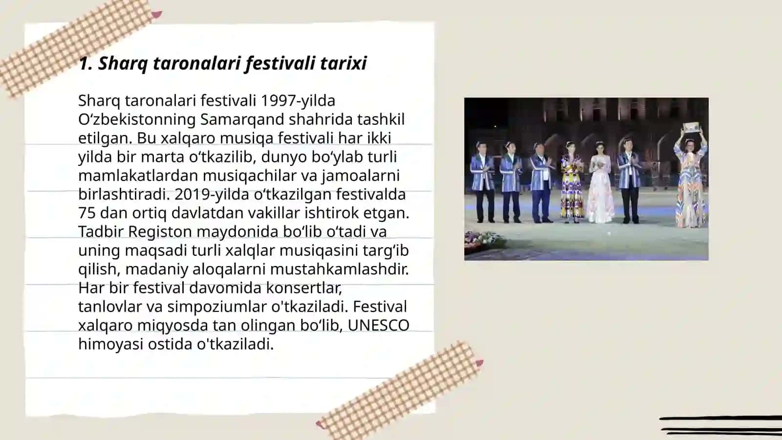 Sharq taronalari " xalqaro musiqa festivali 3