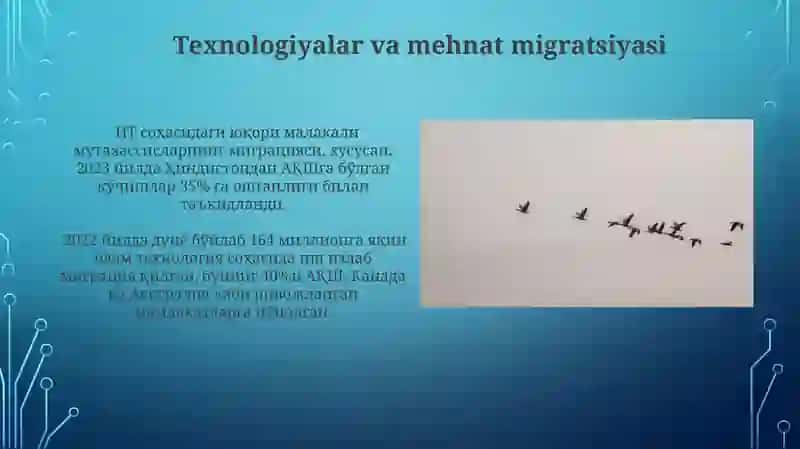 Texnologiyalar va mehnat migratsiyasi 3