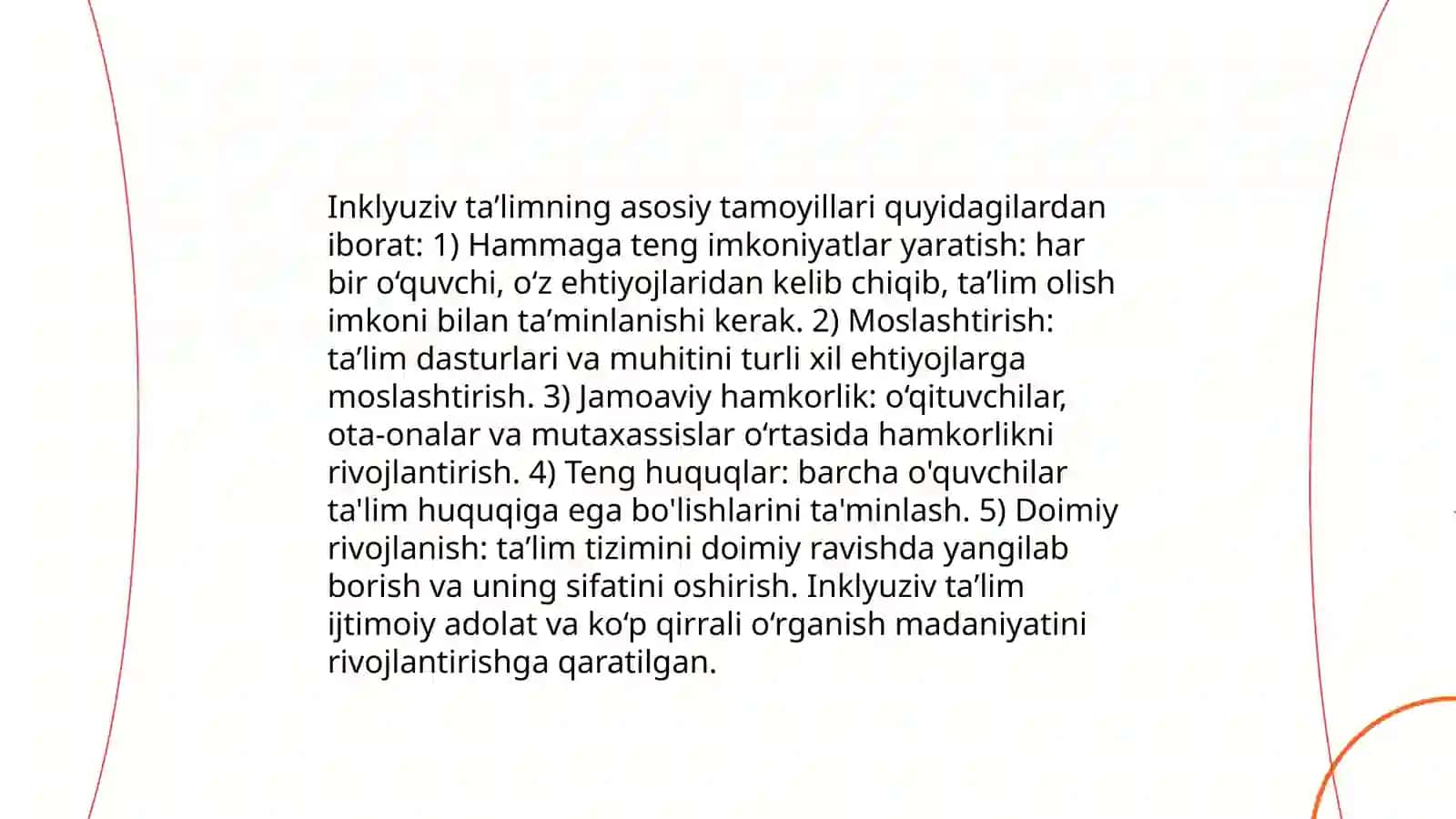 Inklyuziv taʼlim modellari:tahlili va xususiyatlari 3