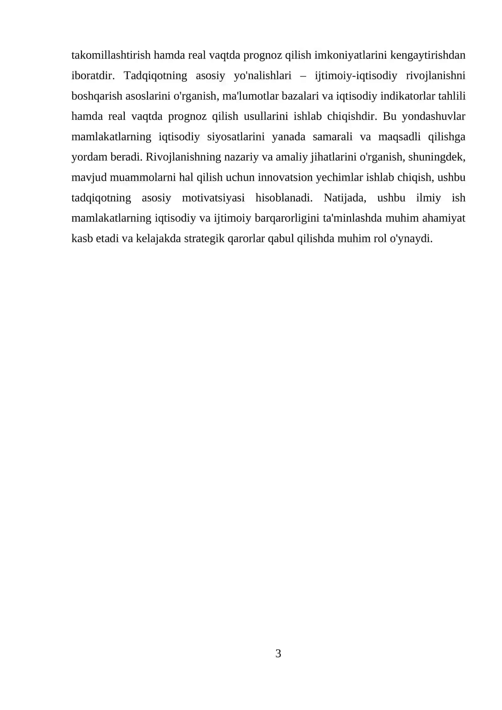 Ajralmas ijtimoiy-iqtisodiy rivojlanishni boshqarish asoslari 3