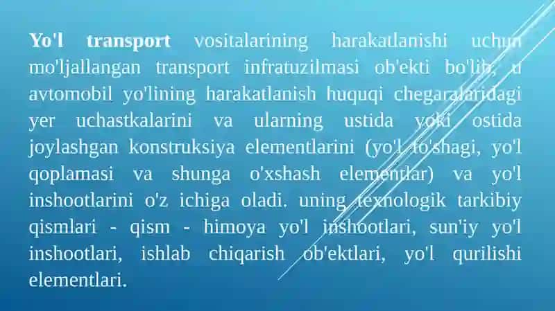 TRANSPORT ALOQALARI 3