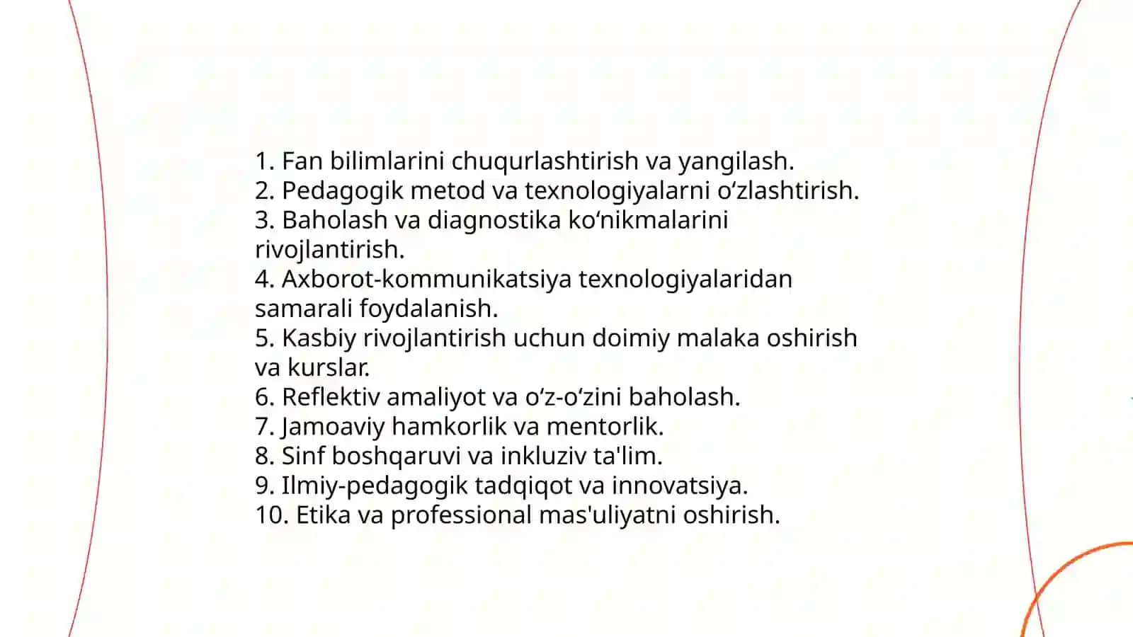 O'qituvchining kasbiy va shaxsiy rivojlanishi va shakllanishi 3