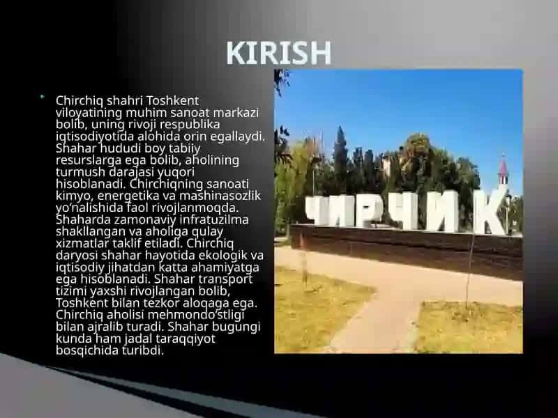 Chirchiq Shahri 3