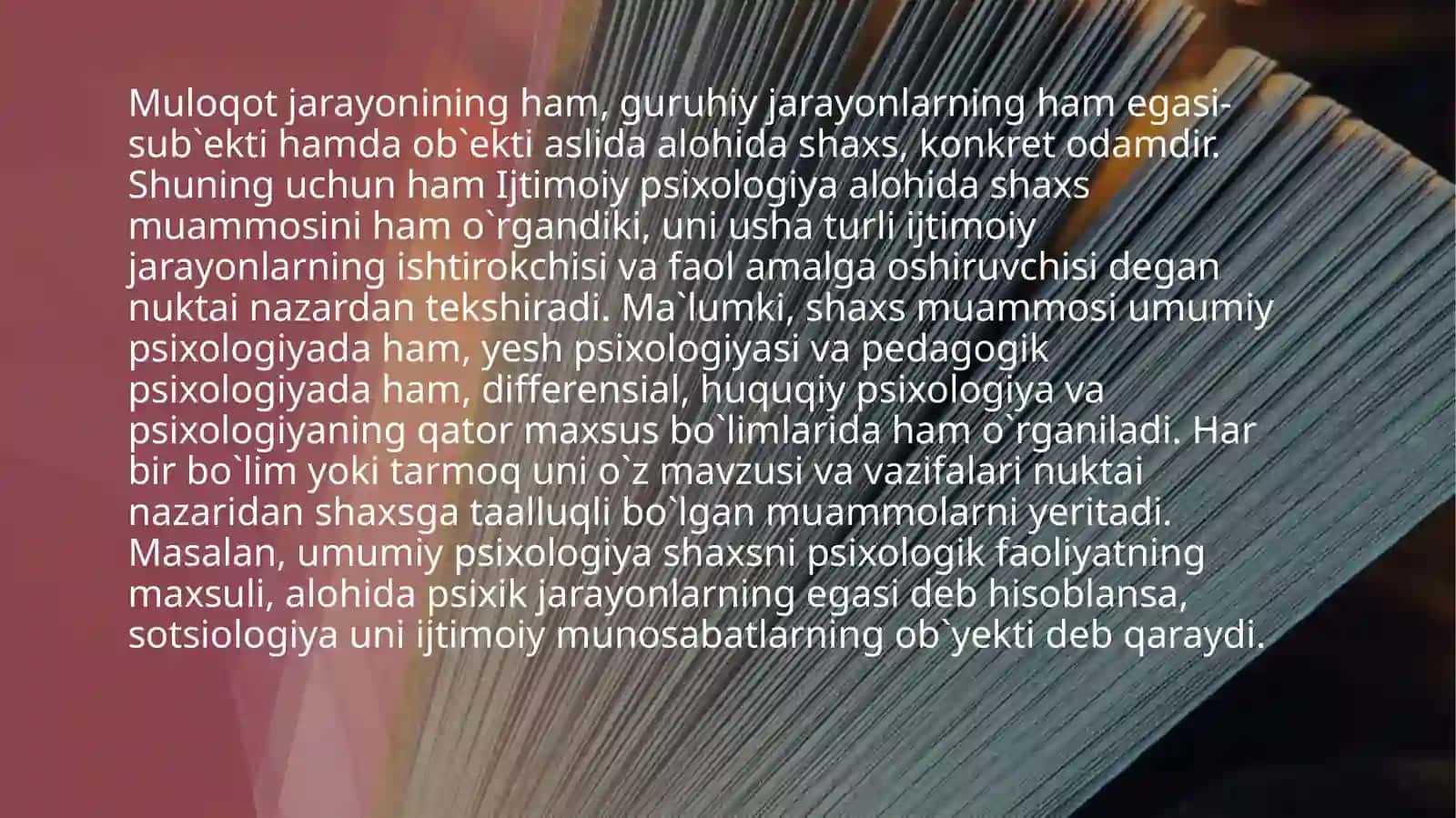 IJTIMOIY PSIXOLOGIYADA SHAXS MUAMMOSI 3