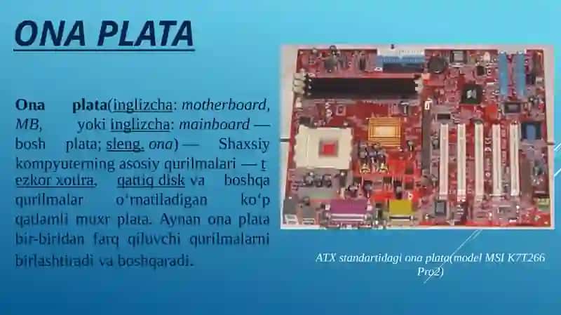 Ona plataga yangi o'rnatilgan xaritani ishini BIOS orqali boshqarish 3