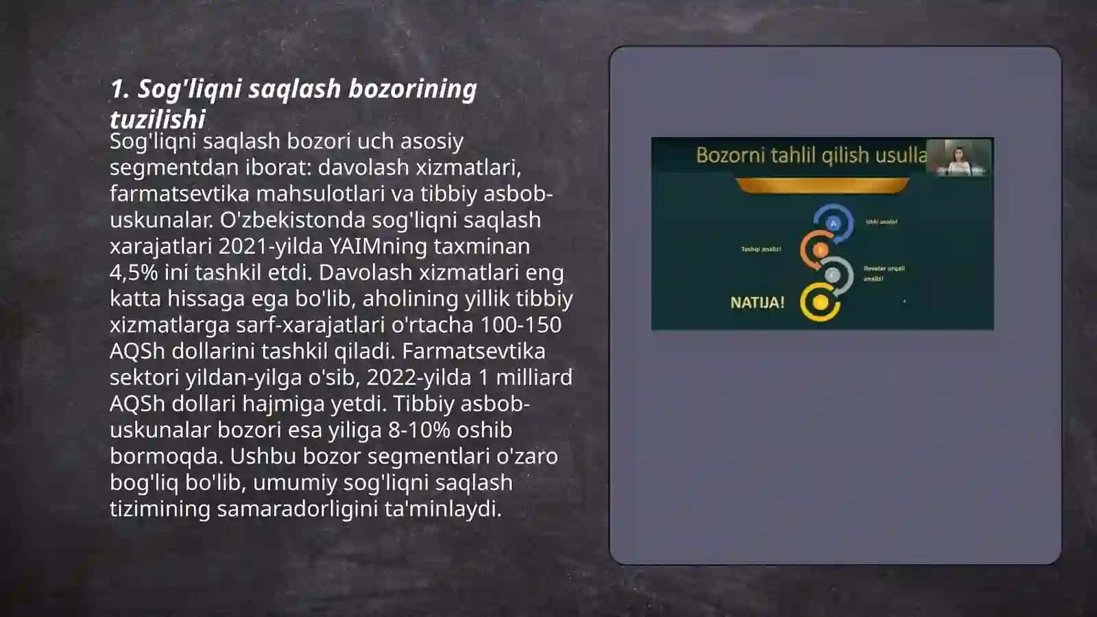 Sog'liqni saqlashda bozor tahlili va iste'molchilarning xatti-harakatlari 3