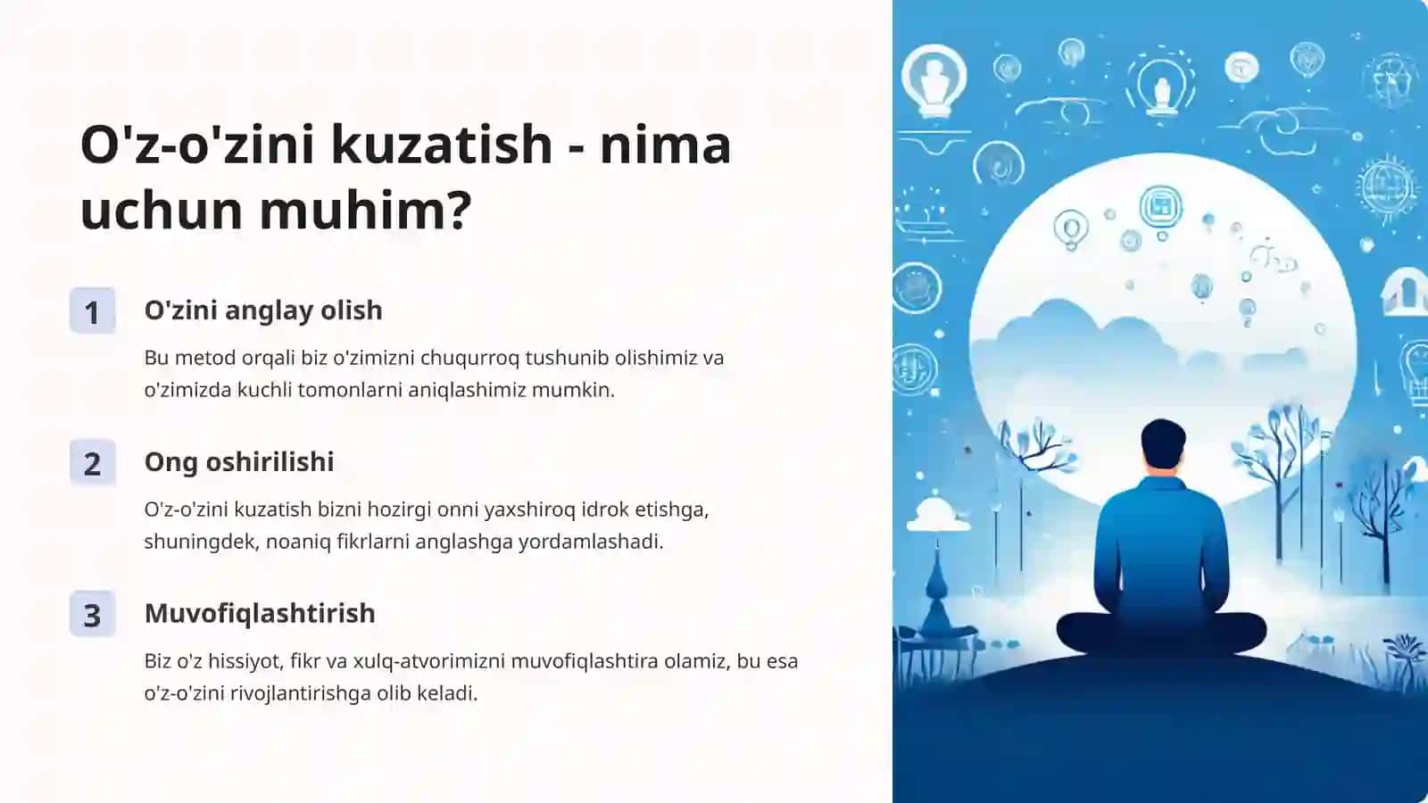 O’z-o’zini kuzatish metodi. 3