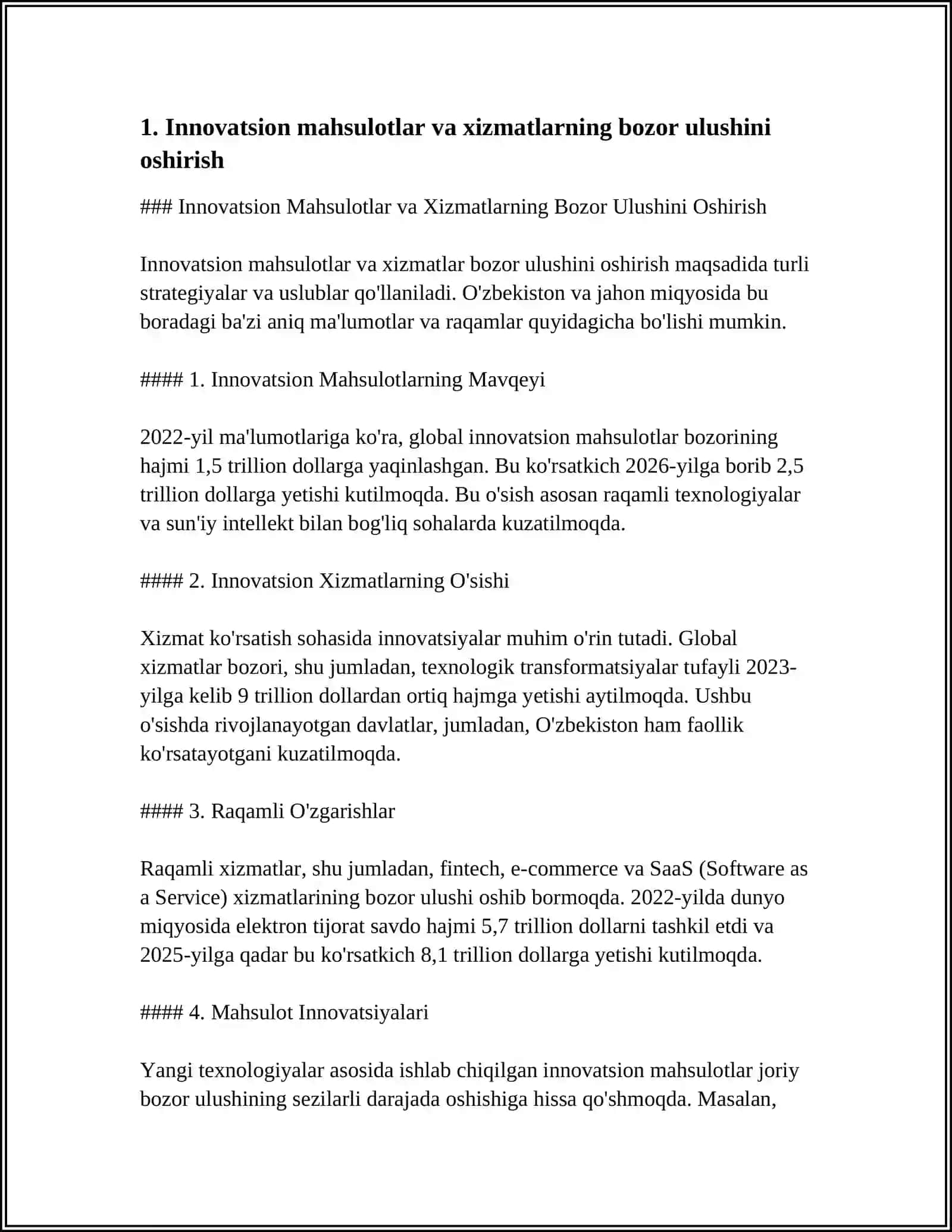 INNOVATSIYALARNING BOZORDAGI MUVAFFAQIYATGA TA'SIRI 3