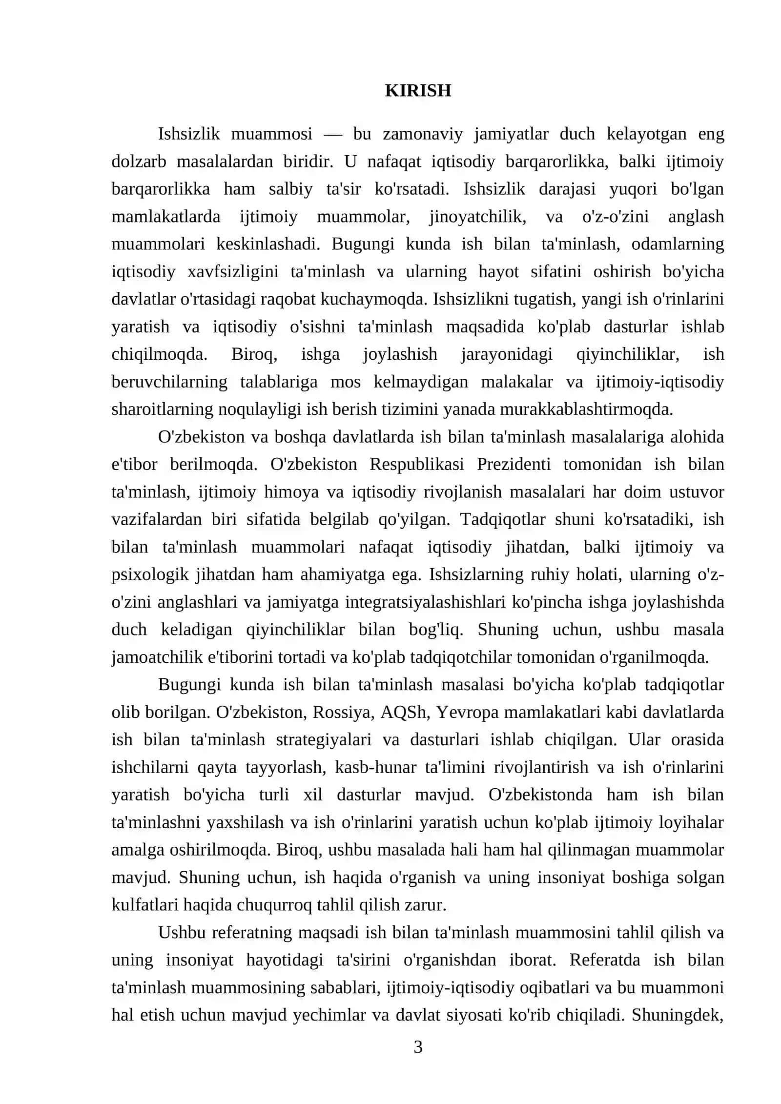 "ISHID muommosi va uning insoniyat boshiga solgan kulfatlari" 3