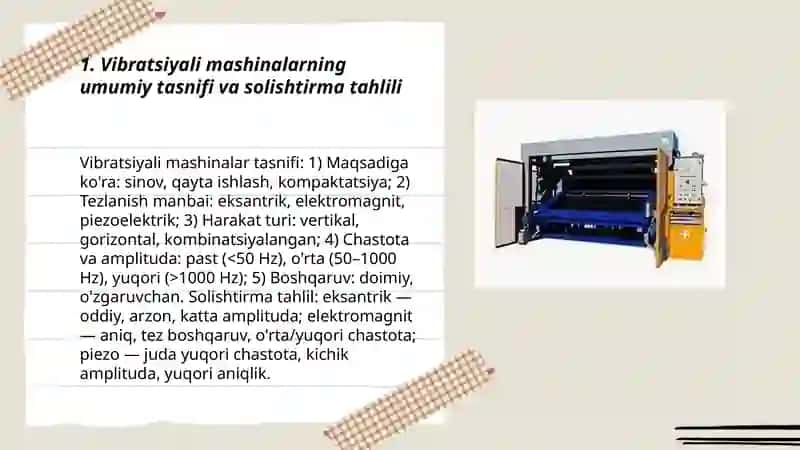 Vibratsiyali mashinalarning turlari va qiyosiy tahlili 3