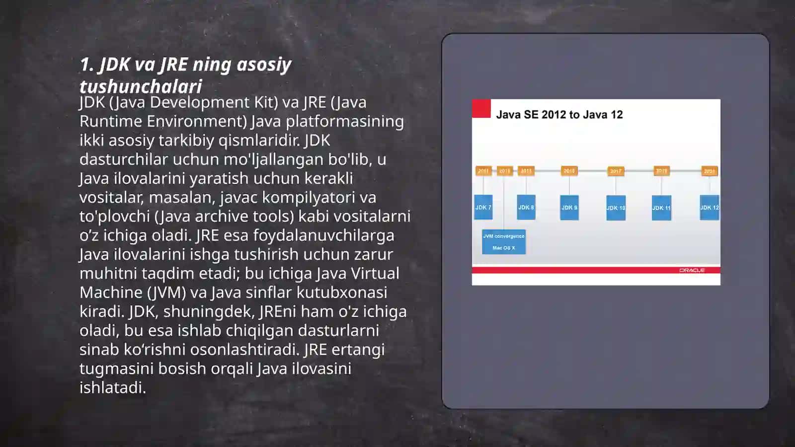 JDK va JRE va Inlejji idea haqida 3