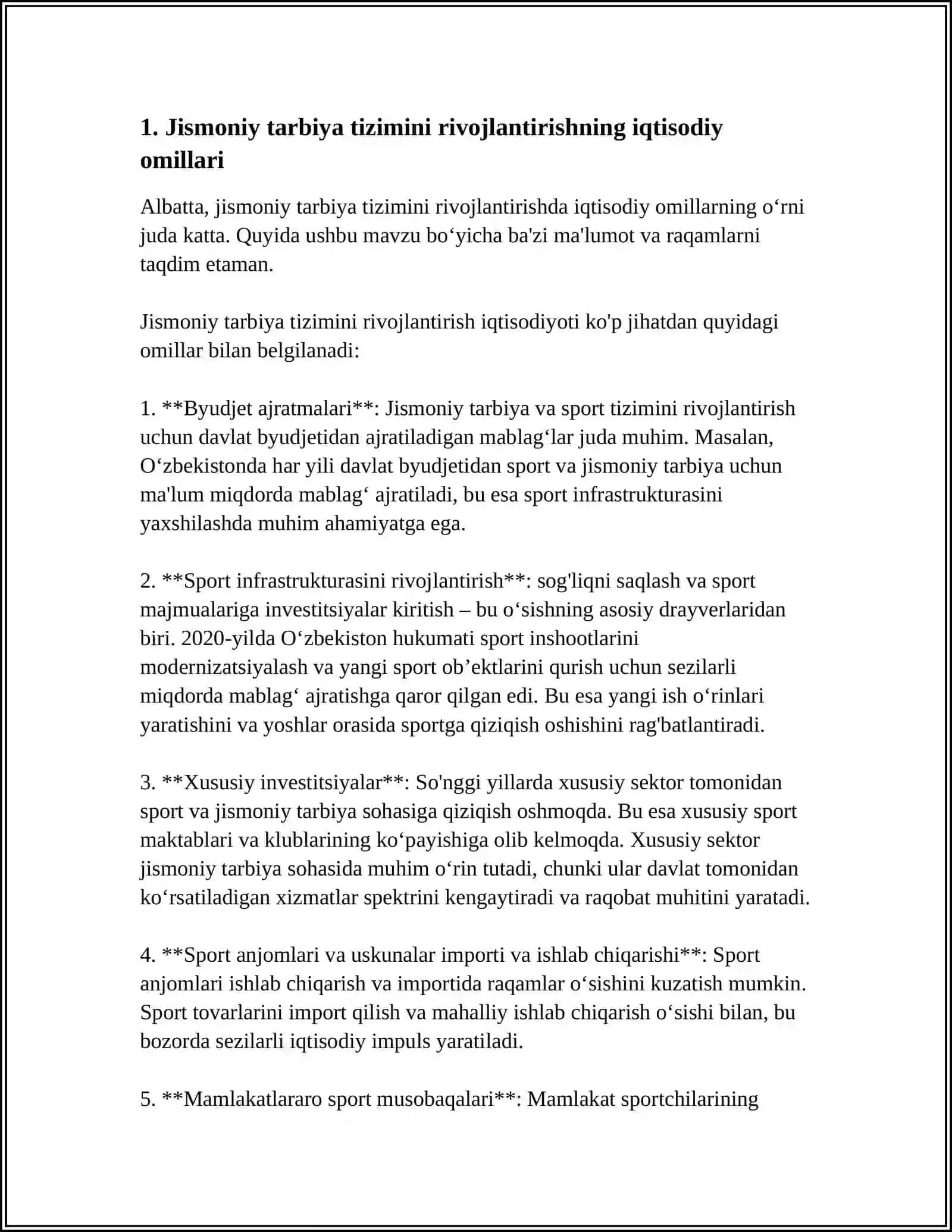 BOZOR IQTISODIYOTI SHAROITIDA JISMONIY TARBIYA VA SPORT MENEJMENTI BOSHQARUV MUNOSABATLARI 3