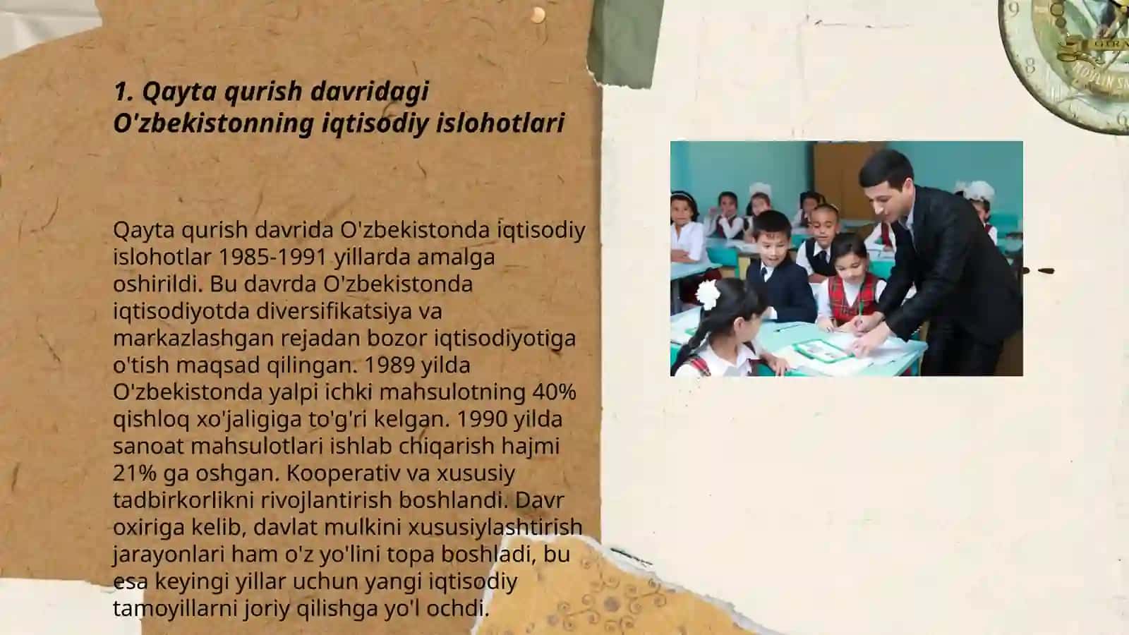 Qayta qurish yillarida O'zbekistondagi ijtimoiy siyosiy vaziyat 3