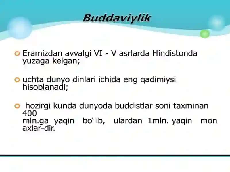 buddaviylik dini va g‘oyalari 3