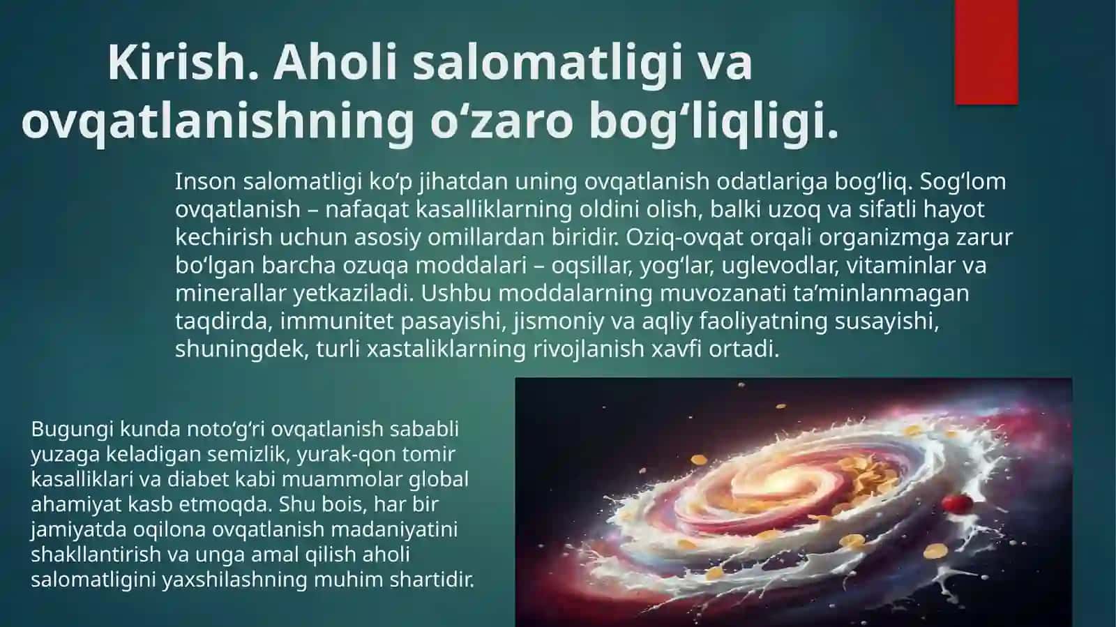Oqilona ovqatlanish tushunchasi 3