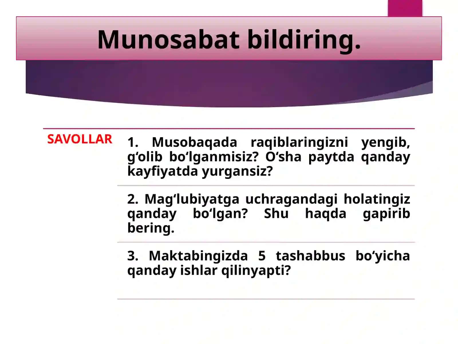 Matn valug‘at ustida ishlash 3