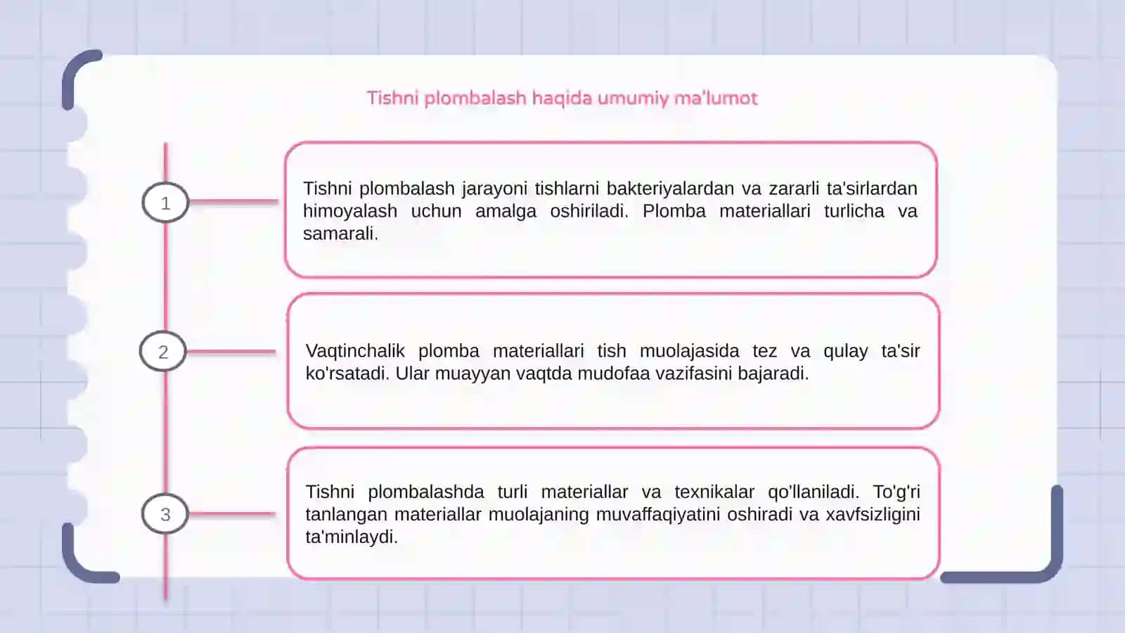 Tishni plombalash Plomba materiallari umumiy malumot Vaqtinchalik plomba materiallari 3