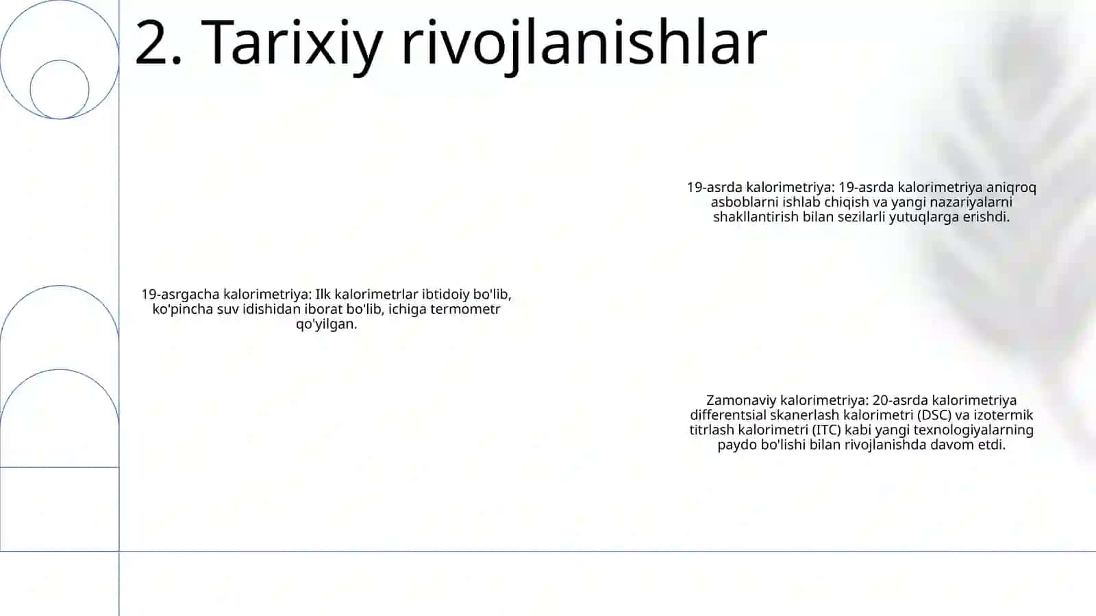 Kalorimetrik OʻLchashlar 3