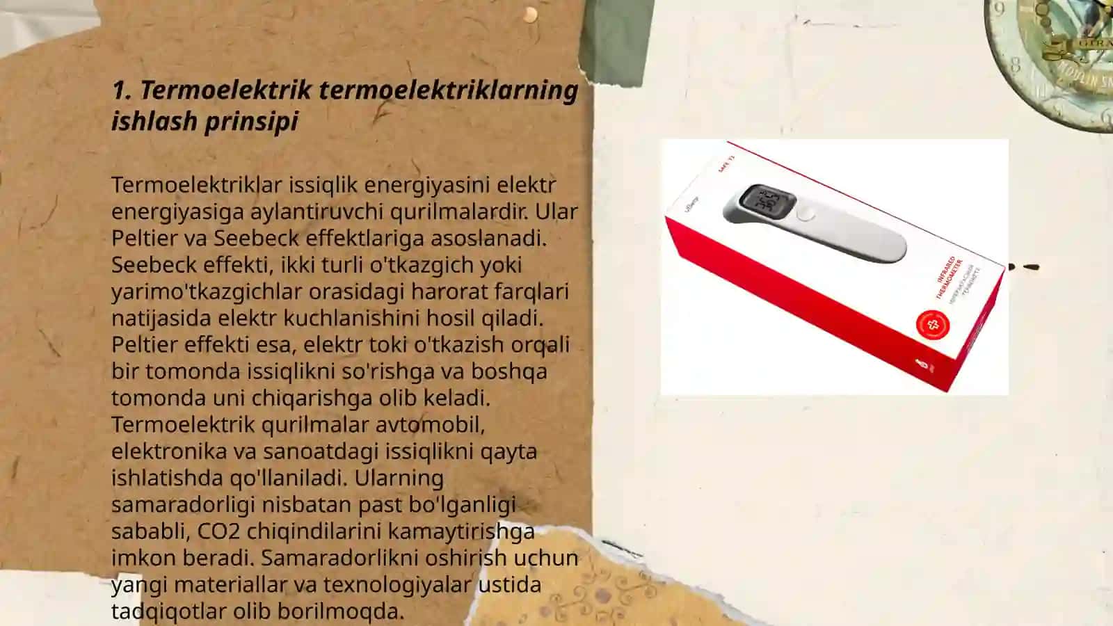Termoelektrik termometr 3