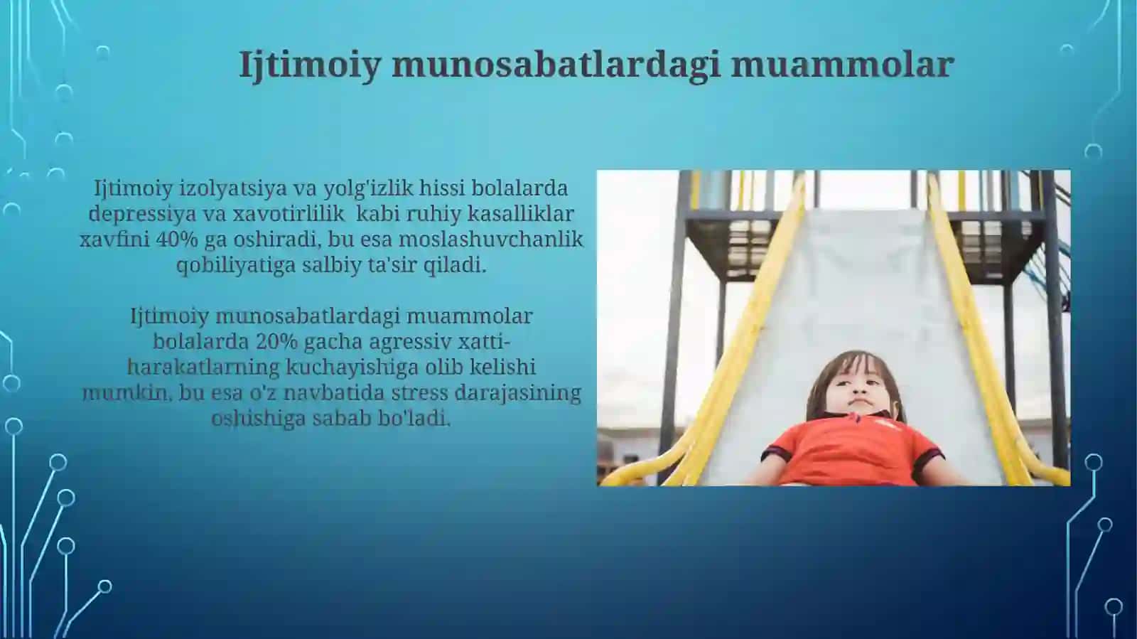 Stressning bolalarning moslashuvchanligi va xulq -atvoriga ta'siri 3