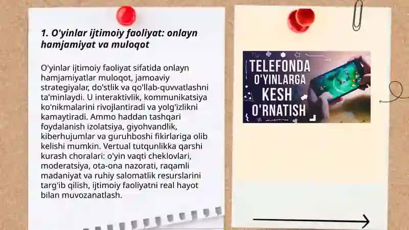 O'yinlar ijtimoiy faoliyat sifatida 3